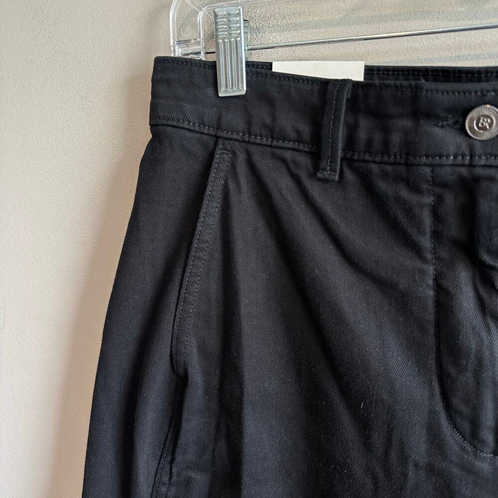 Banana Republic LONG The Weekender Slim Barrel Leg Pant Black 8 713475 - Picture 6 of 13